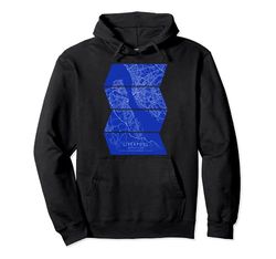 Everton Royal Blue Liverpool Map Football Fan Pullover Hoodie