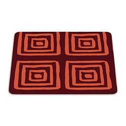 Bonamaison, Rechthoek Pop Art Digital bedrukte muismat, antislip onderkant, voor kantoor en thuis, grootte: 22x18 cm