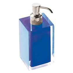 Gedy RA81 - Dispenser di sapone quadrato da bancone, motivo: arcobaleno, Gedy RA81-05