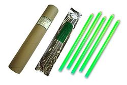 Cyalume, 40 cm SnapLight NON-IMPACT i grönt (5-pack) – med en ring i slutändan – 12 timmar ljuslivslängd – individuellt förpackad – 360° rundljus
