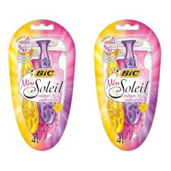 Maszynka do golenia Miss Soleil Blue 4 sztuki (Lot de 2)