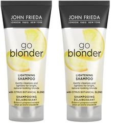 JOHN FRIEDA Go Blonder Shampooing Éclaircissant 75ml (Lot de 2)