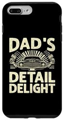 Coque pour iPhone 7 Plus/8 Plus Dad's Detail Delight Auto Detailing Car Detailer Cars Father