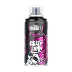 BARBER MARMARA lacca colorata per parrucchieri - 150ml - lacca colorata per capelli per acconciature carnevale, Halloween e feste a tema - tinture per capelli lavabili - Color Spray (Crazy Pink)