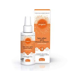 Helan Vogliadisole Respect Lait Solaire Spray Haute Protection Spf30 Visage Et Corps - 100 Ml