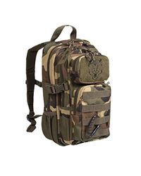 Mil-Tec Mixte À Us Assault Pack Kids Woodland Sac a dos, Noir, Taille unique EU