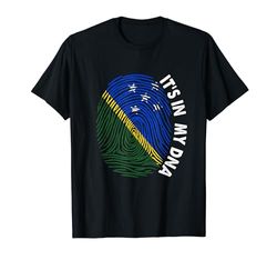 Isole Salomone È nel mio DNA Pride Bandiera delle Isole Salomone Maglietta