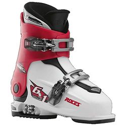 ATOMIC Roces Kinder Idea UP 19.0-22.0 Chaussures de Ski réglables pour Enfant Blanc/Rouge/Noir Pointure 30-35