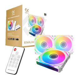 Xigmatek Starlink Ultra Arctic PC-ventilator (wit) (pak van 3)