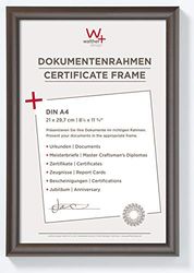 walther Design Picture Frame Steel 21 x 29,7 cm (DIN A4) Trendstyle Plastic Frame KP130D