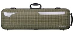 GEWA Idea 1.9 Violin Case Green/Black Aramid Carbon Shell with Additional Side Handle Made in Germany