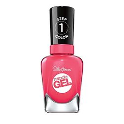 Sally Hansen Miracle Gel Smalto per Unghie, 339 Electric Pop, Rosa Caldo, 15 G