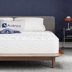 Avenco Matelas 90x200, 20CM, Matelas à Ressorts Ensachés, Mousse de Confort Double, Isolation des Mouvements, Certifié Sûr et Fiable par CertiPUR-US et Oeko-TEX, Soutien Lombaire