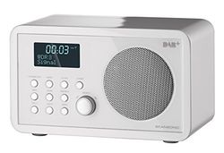 Scansonic Radio DA200 DAB+/FM (4 Watt RMS, AUX-IN), bianco