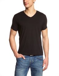 Herrlicher V-ringad t-shirt med 1/2 ärm för män