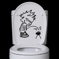 Tatoutex Stickers Calvin Radar - Orange, L 23cm x H 30cm