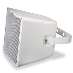 ic audio Altoparlante PRO 250-300 - Altoparlante esterno resistente alle intemperie per voce e musica, montaggio a parete, altoparlante da 250 Watt, ideale per interni ed esterni, bianco