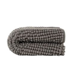 TRAMAS+ Tapis Shaggy 50x80 cm, Ultra Doux, Absorbant, Antidérapant, Idéal pour la Salle de Bain, la Chambre ou Le Salon, Velouté et Toucher Confortable -Gris Anthracite