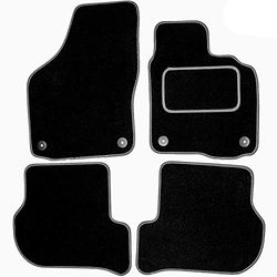 Sakura WW8077GY Fully Tailored Carpet Floor Mats, Black