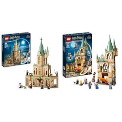 LEGO Harry Potter Hogwarts: Despacho de Dumbledore, Castillo de Juguete & Harry Potter Hogwarts: Sala de los Menesteres, Castillo de Juguete Modular,