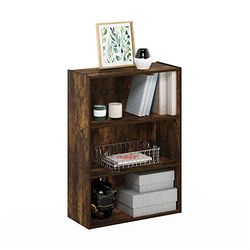 Furinno Boekenkast/Boekenplank/Opbergplanken, Engineered Wood, Amber Pine, 119,9 (B) x 49,8 (H) x 40,1 (D) cm (11208AP)