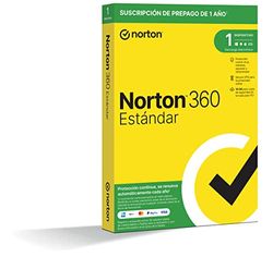 Norton 360 Estándar 2024 - Antivirus software para 1 Dispositivo y 1 año de suscripción con renovación automática, Secure VPN y Gestor de contraseñas, para PC, Mac tableta o smartphone