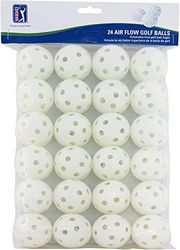 PGA TOUR 24 Air Flow Practice Golf Balls - White