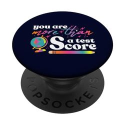 Eres más que un profesor del día de la prueba de puntuación PopSockets PopGrip Intercambiable