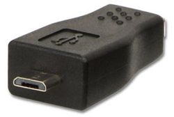 LINDY USB Adapter, USB Mini-B Female to Micro-B Male