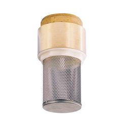 Syveco 310009 Serie 310 alle posities messing zeefventiel, nylon sluiting, roestvrijstalen zeef, PN8, 2" BSP