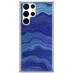 ERT GROUP mobiltelefonfodral för Samsung S22 ULTRA originalt och officiellt licensierat Babaco mönster Marble 003 optimalt anpassad till formen på mobiltelefonen, fodral tillverkad av TPU-plast