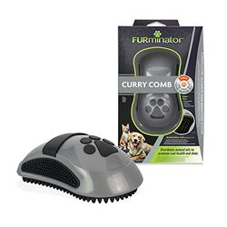 Furminator Borstel voor Honden en Katten, voor Schone en Glanzende Vacht, 6 X 12 X 5 cm, Grijs/Groen
