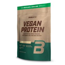 BioTechUSA Vegan Protein | Shake à base de riz et de pois avec super-aliments et acides aminés | Sans sucre, sans lactose et sans gluten, 2 kg, Gâteau à la vanille