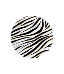 PD-Party 7130004 Party Plates, Striped, Multicolor, 22.6cm