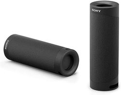 Sony SRS-XB23 | Enceinte Portable EXTRA BASS Bluetooth Stéréo, Sans Fil, résistante aux chocs, étanche pour Plage et Piscine, Noir Basalte, SRSXB23