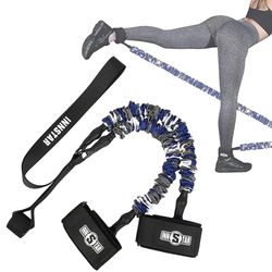 INNSTAR Cinta de Resistencia para Entrenamiento de Hip en casa, Kickback con Instrucciones y Bolsa de Transporte, Pesada