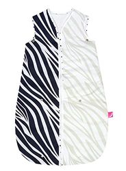 Motherhood 2-in-1 babyslaapzak, 3-18 maanden, gevoerd door Motherhood, behaaglijke babyslaapzak, Öko Tex Standard, klasse 1 (zebra donkerblauw)