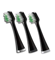 Waterpik Triple Sonic STRB-3WB Lot de 3 têtes de rechange pour brosse à dents Noir