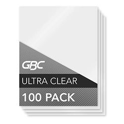 GBC HeatSeal UltraClear thermische lamineerzakjes, lettergrootte, 3 mm dikte, 11,5 x 9 inch, helder, 100 zakjes per verpakking (3745022)