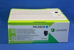 Lexmark 74C2SCE lasertoner för CS720 – cyan