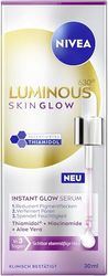 NIVEA LUMINOUS630 Skin Glow Instant Glow Serum, siero viso altamente efficace, leggero per pelle radiosa e uniforme, cura del viso con tiamidolo, niacinamide e aloe vera (30 ml)