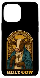 Mucca da latte sacro cardinale religioso Papa Gesù Cristo Mucca Custodia per iPhone 13 Pro Max