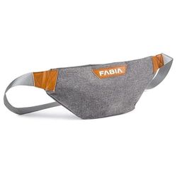 Skoda 6va087314 Bum Bag with Fabia Lettering Grey, Gray, Standard Size