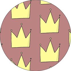 Bonateks, Runt digitalt tryckt musmatta, halkfri undersida, för kontor och hem, diameter: 22 cm
