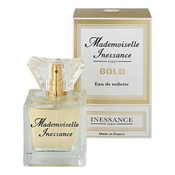 Inessance Paris - Eau de Toilette pour Femme Mademoiselle Inessance Gold - Parfum aux Notes Florales et Lumineuses - Flacon Chic et Moderne - Fabriqué et Conditionné en France - 50ml