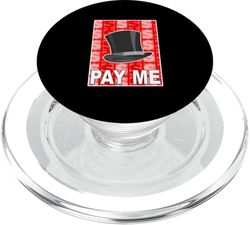 Gráfico rojo Pay Me Red PopSockets PopGrip para MagSafe