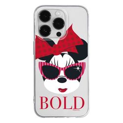 Ert Group Funda para teléfono móvil Apple iPhone 14 Pro MAX Original y con Licencia Oficial de Disney con diseño Minnie 045 Adaptada a la Forma del teléfono móvil, parcialmente Transparente