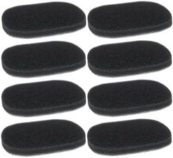 cyclingcolors 8x filtro fuente para gatos agua negro esponjas bebedero motor fonte, 30x55x12mm