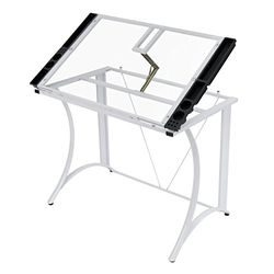 Studio Designs Monterey Craft Station, Metal, Color Blanco
