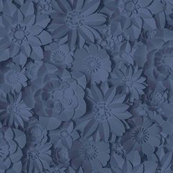 Fine Decor UK Dimensions Floral Blue (Pack of 6)